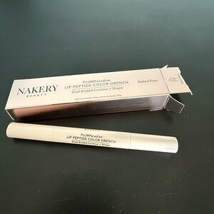 Nakery PLUMPARADISE Lip Peptide Color Drench - Naked Rose, NEW